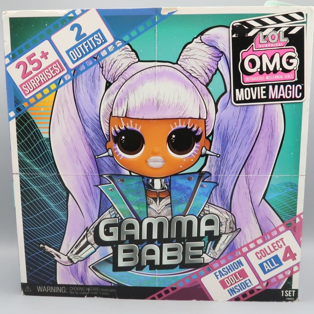 LOL Surprise OMG Movie Magic Gamma Babe Fashion Doll Outfits 25 Surprises